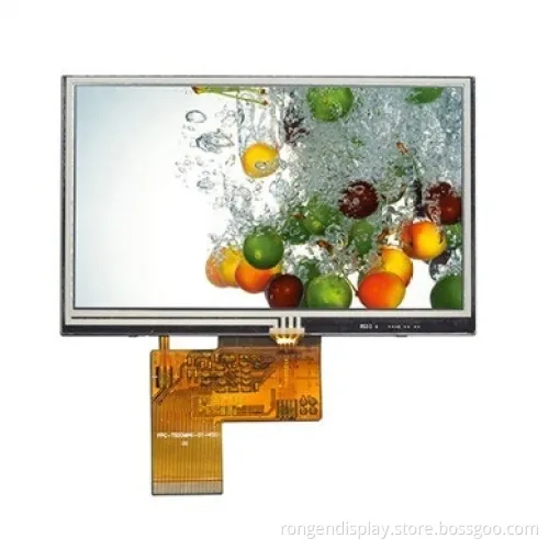 Ronen Rg050dqt-03r Driving Recorder High Brightness LCD Display 5 Inch Touch Screen 520 CD/M2
